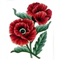 Gobelin-L Red Anemones Tapestry Kit