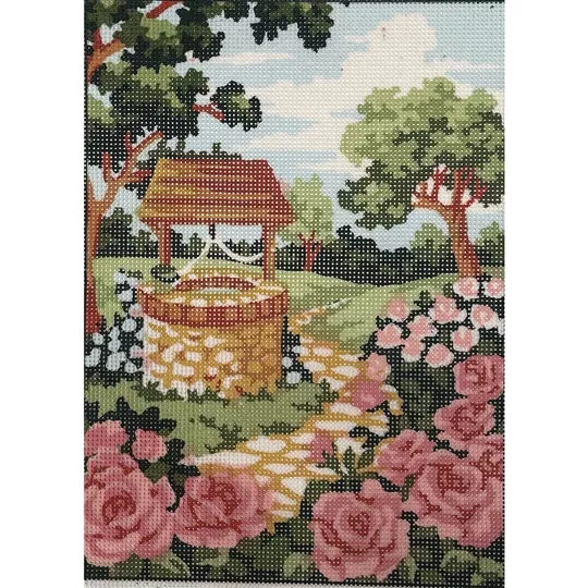 Grafitec Wishing Well Garden Tapestry Canvas
