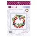 RIOLIS Wreath with Berries Cross Stitch Kit