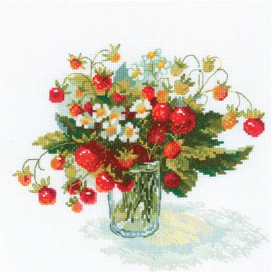 RIOLIS Strawberry Delight Cross Stitch Kit