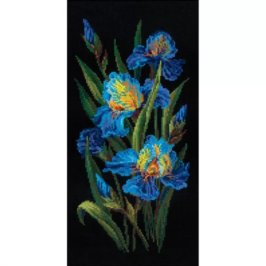 RIOLIS Beautiful Irises Cross Stitch Kit