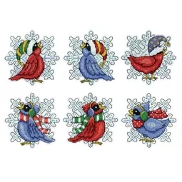 Design Works Crafts Snowbird Ornaments Cross Stitch Kit
