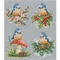 VDV Baby Birds Seasons Cross Stitch Kit