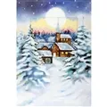Orchidea Silent Night Card Christmas Cross Stitch Kit
