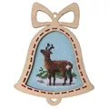 Orchidea Reindeer with Frame Christmas Cross Stitch Kit