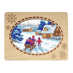 Children and Landscape with Frame