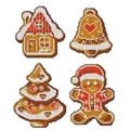 Orchidea Gingerbread Ornaments Christmas Cross Stitch Kit