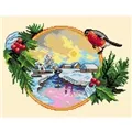Orchidea A Winter's Scene Christmas Cross Stitch Kit