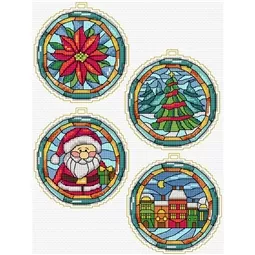 Stained Glass Baubles