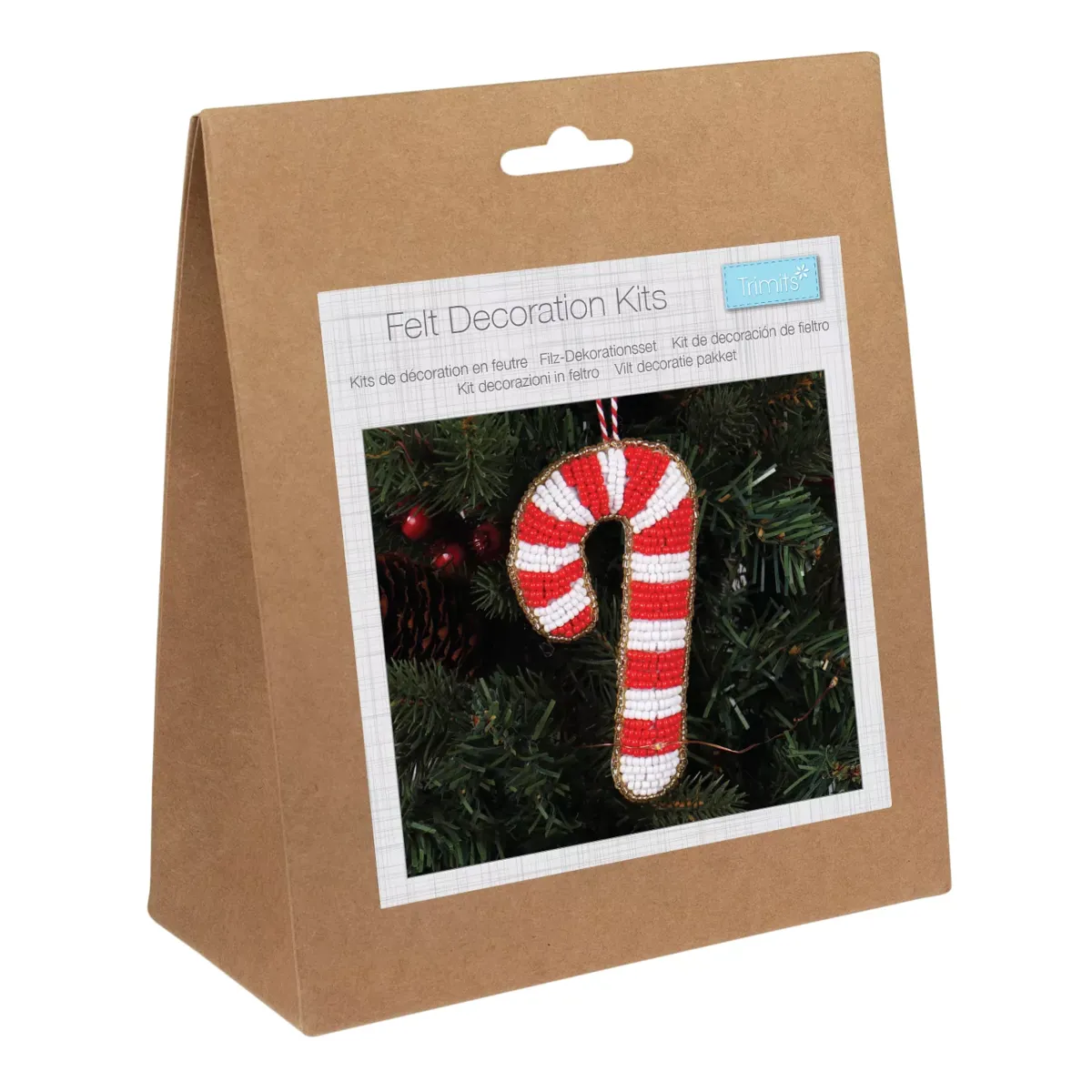 Trimits Beaded Candy Cane Christmas Ornaments — image 2
