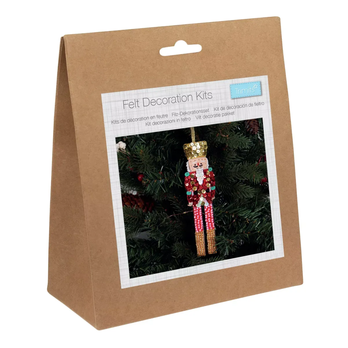 Trimits Bead and Sequin Nutcracker Christmas Ornaments — image 2