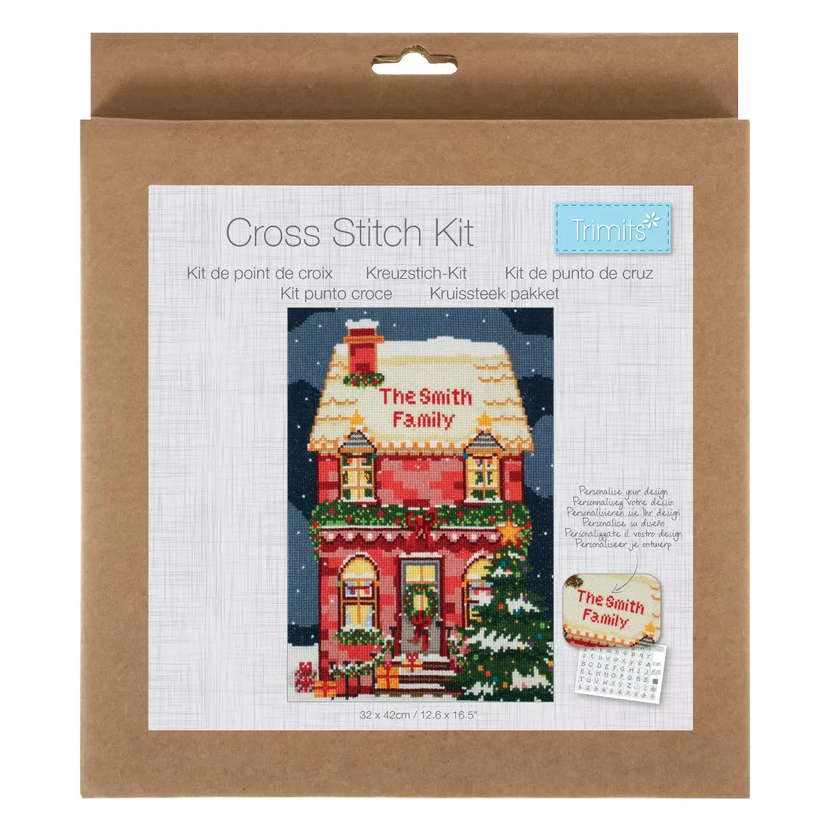 Trimits Festive Home Cross Stitch Kit — image 2