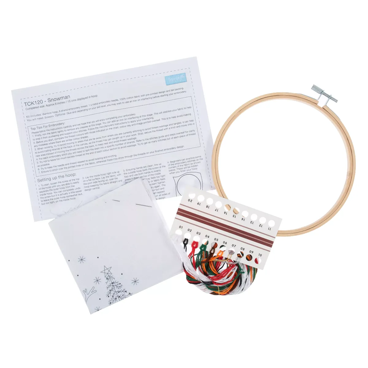 Trimits Snowman Embroidery Kit — image 3