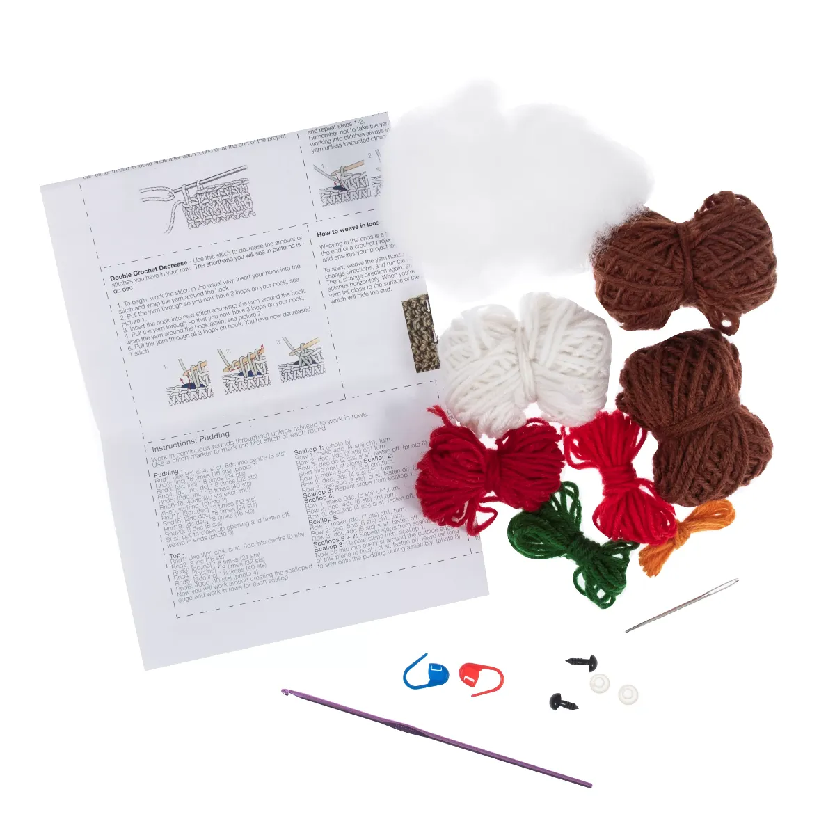Trimits Robin and Pudding Crochet Ornaments Crochet Kit — image 4