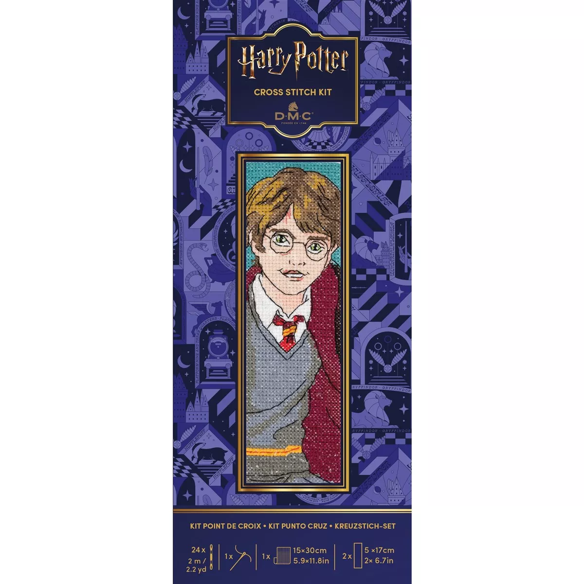 DMC Harry Bookmark Cross Stitch Kit — image 3
