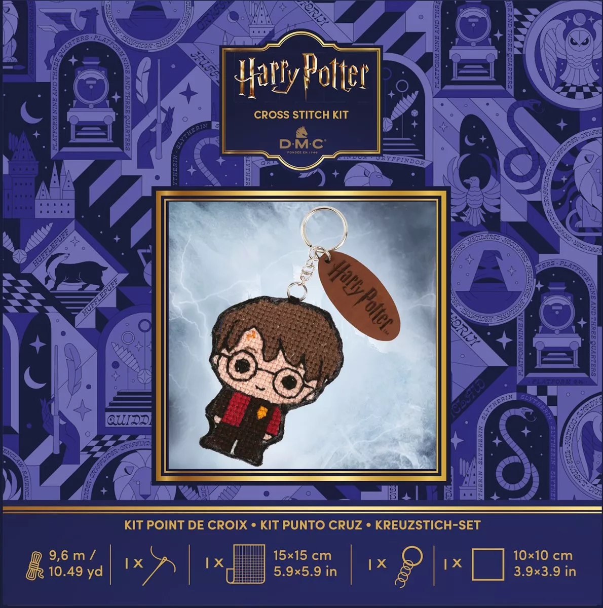 DMC Harry Potter Keyring Cross Stitch Kit — image 3