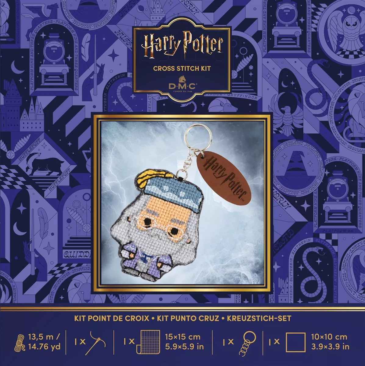 DMC Dumbledore Keyring Cross Stitch Kit — image 3