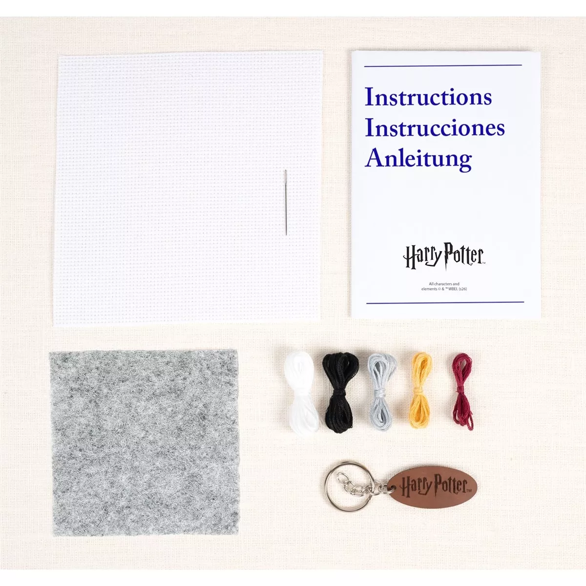 DMC Hedwig Owl Keyring Cross Stitch Kit — image 2