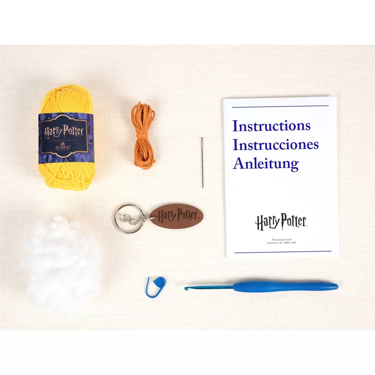 DMC Golden Snitch Keyring Crochet Kit — image 2