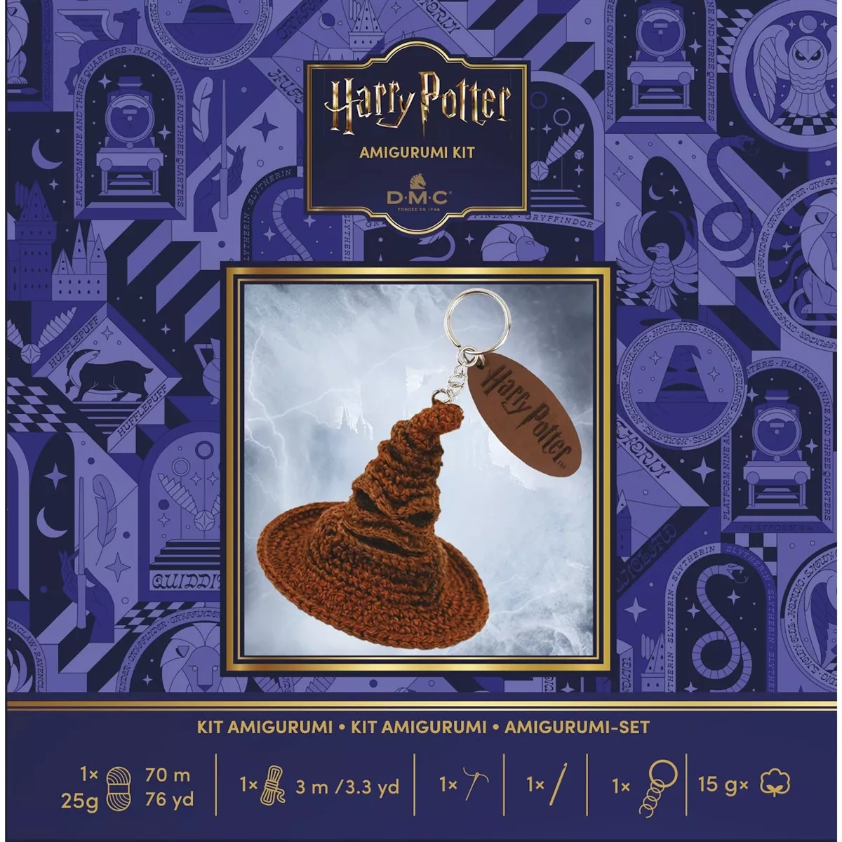 DMC Sorting Hat Keyring Crochet Kit — image 3
