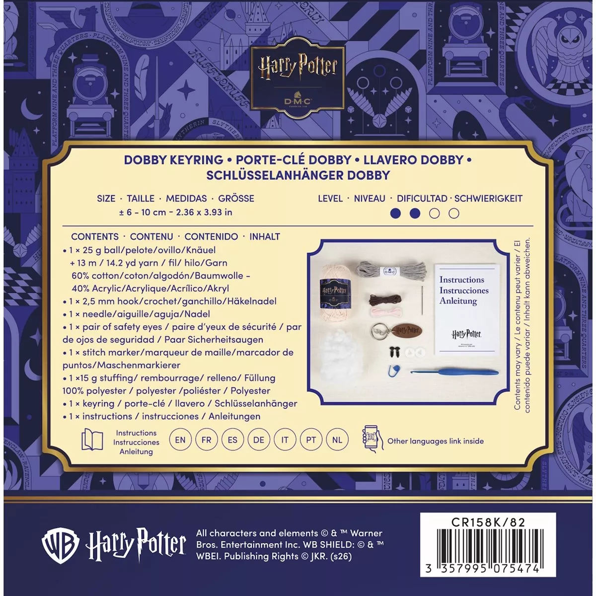 DMC Dobby Keyring Crochet Kit — image 4