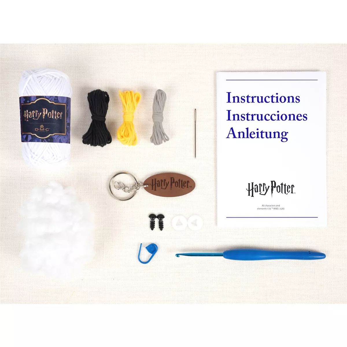DMC Hedwig Keyring Crochet Kit — image 2