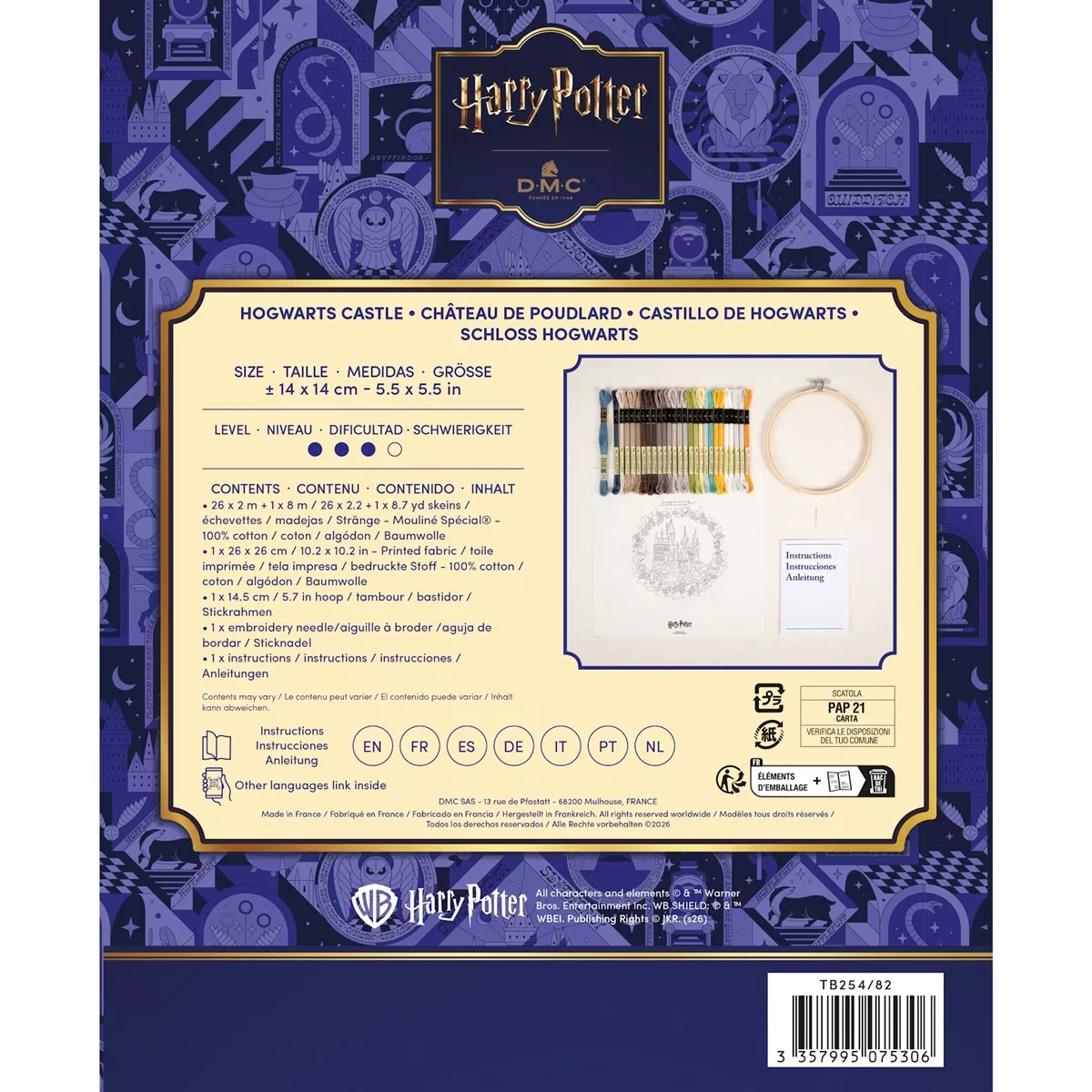 DMC Hogwarts Castle Embroidery Kit — image 4