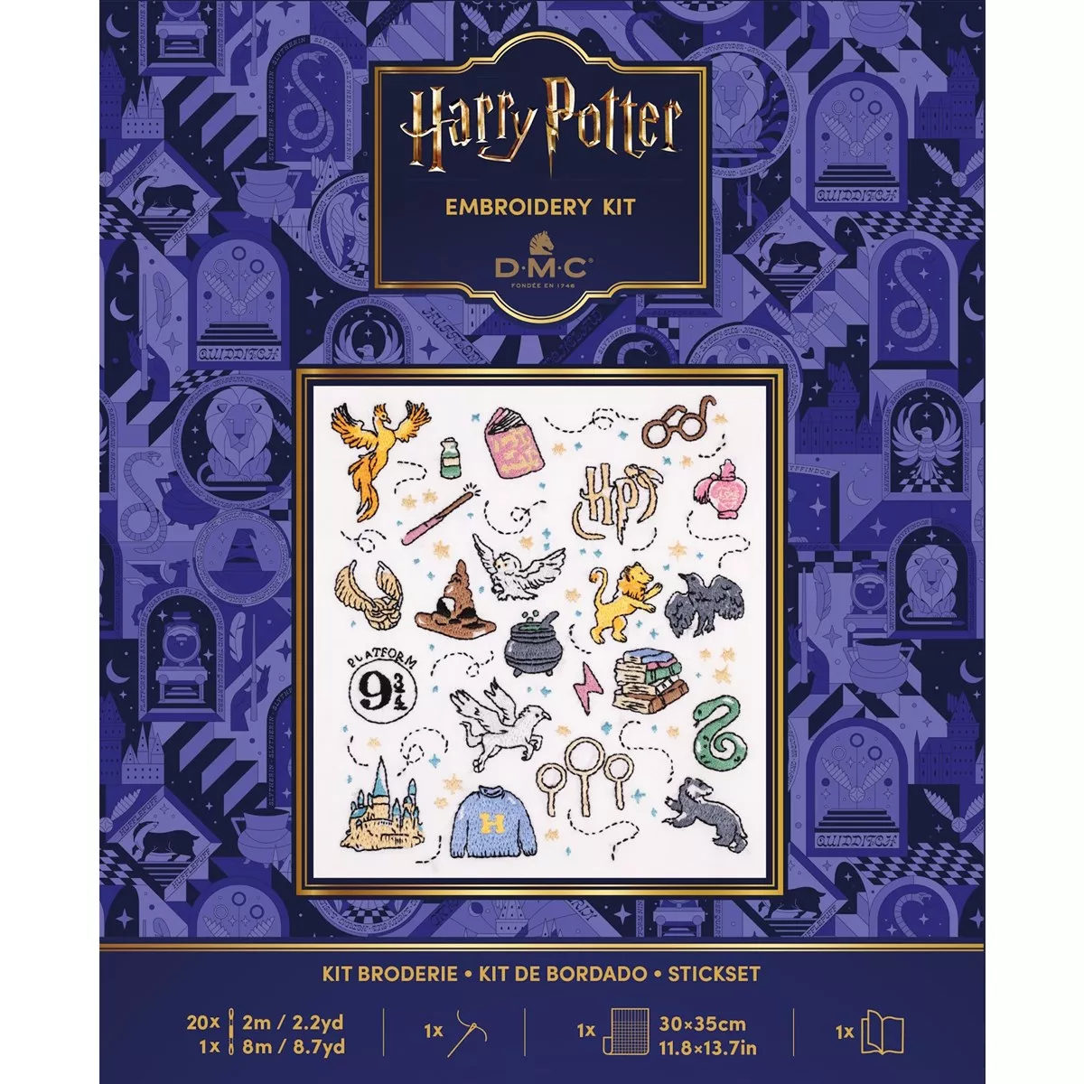 DMC Harry Potter Symbols Embroidery Kit — image 3