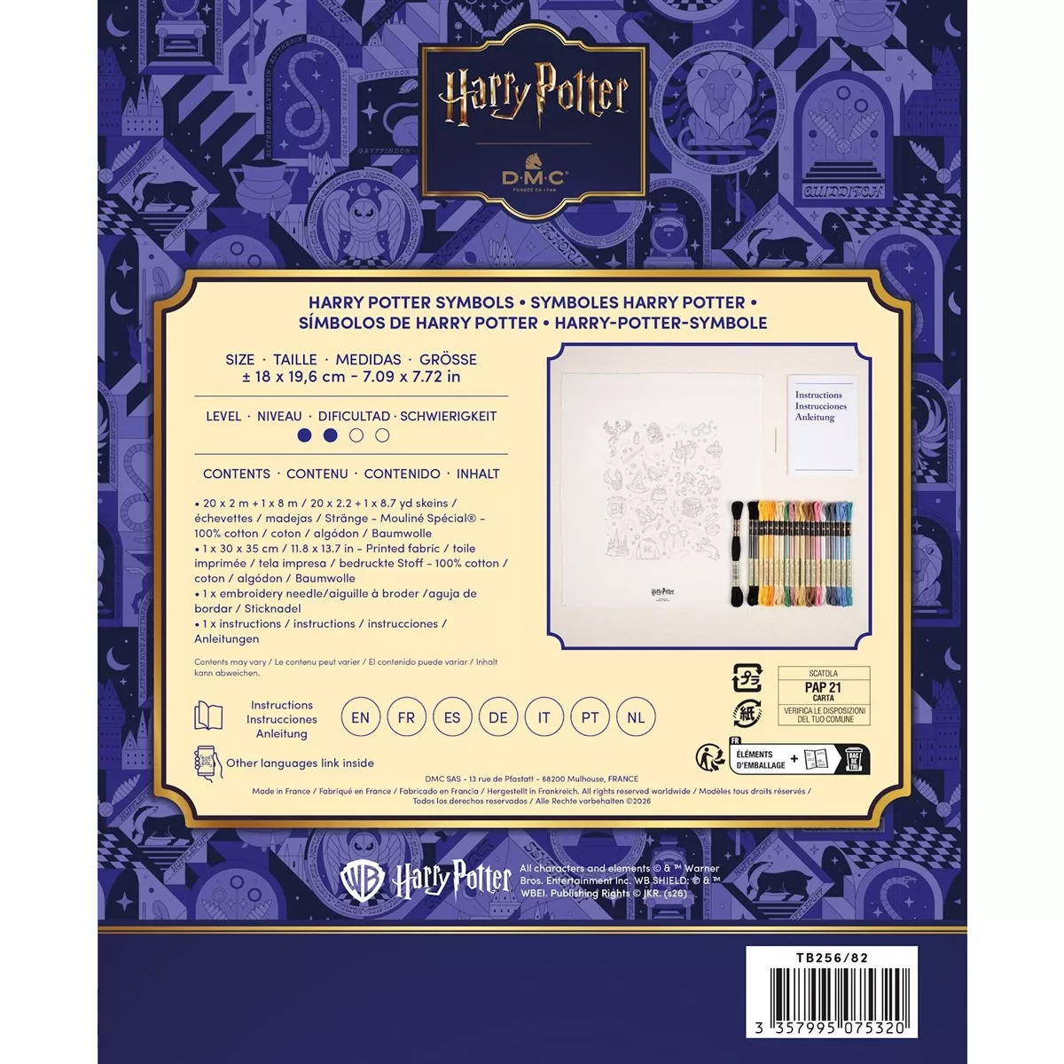 DMC Harry Potter Symbols Embroidery Kit — image 4