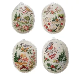 VDV Four Seasons Birds Cross Stitch Kit