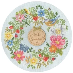 Bothy Threads Summer Wreath Cross Stitch Kit
