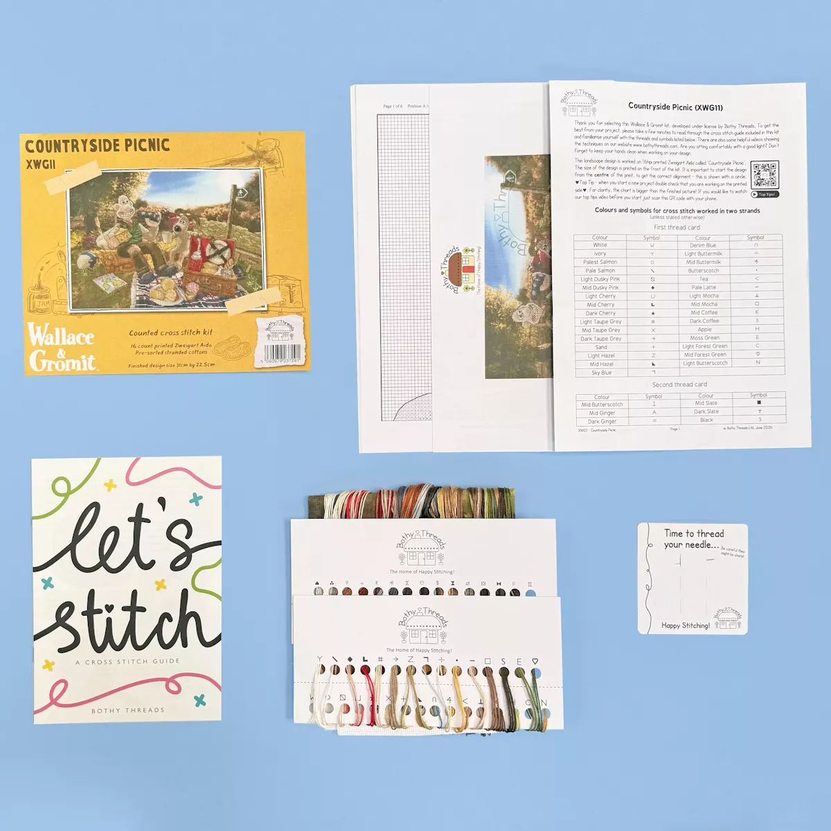 Bothy Threads Countryside Picnic Cross Stitch Kit — image 2
