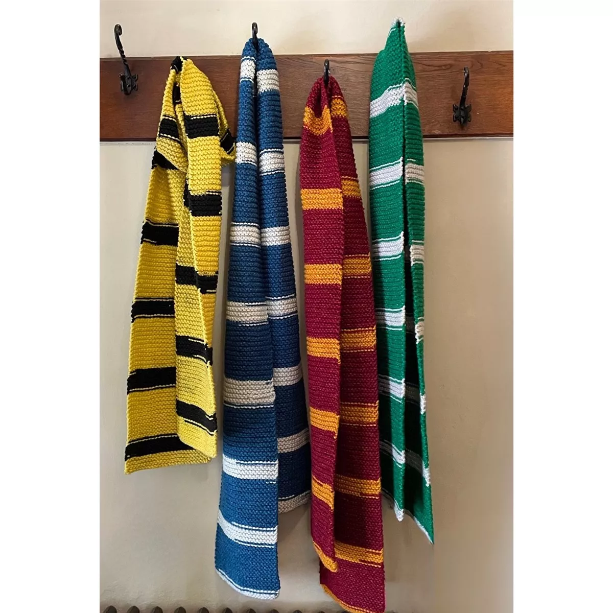 Sirdar Self-Striping Scarf - Hufflepuff Yarn — image 4