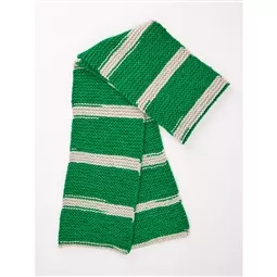 Sirdar Self-Striping Scarf - Slytherin Yarn
