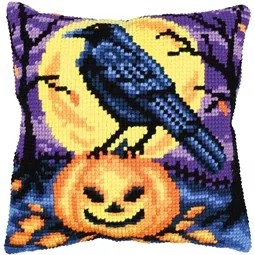 Halloween Crow Cushion