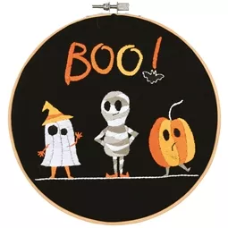 Boo! Halloween Embroidery