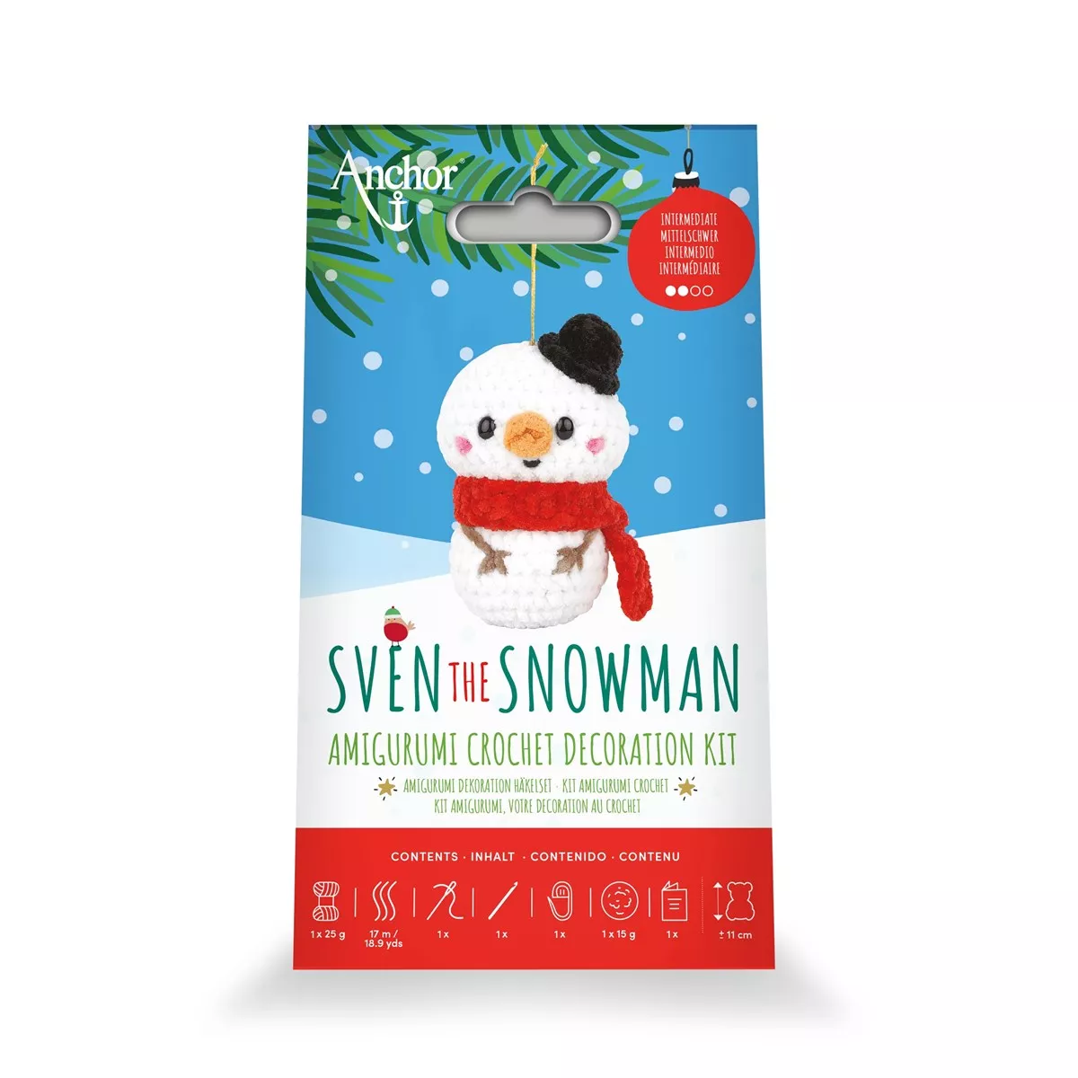 Anchor Sven the Snowman Crochet Kit — image 3