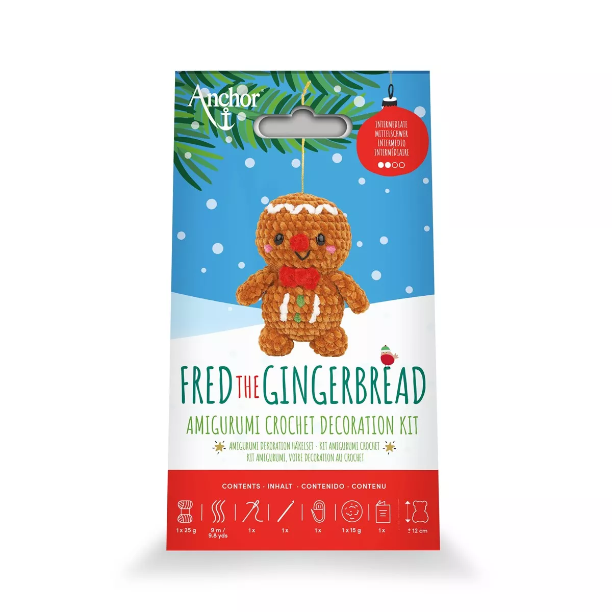 Anchor Fred the Gingerbread Crochet Kit — image 3