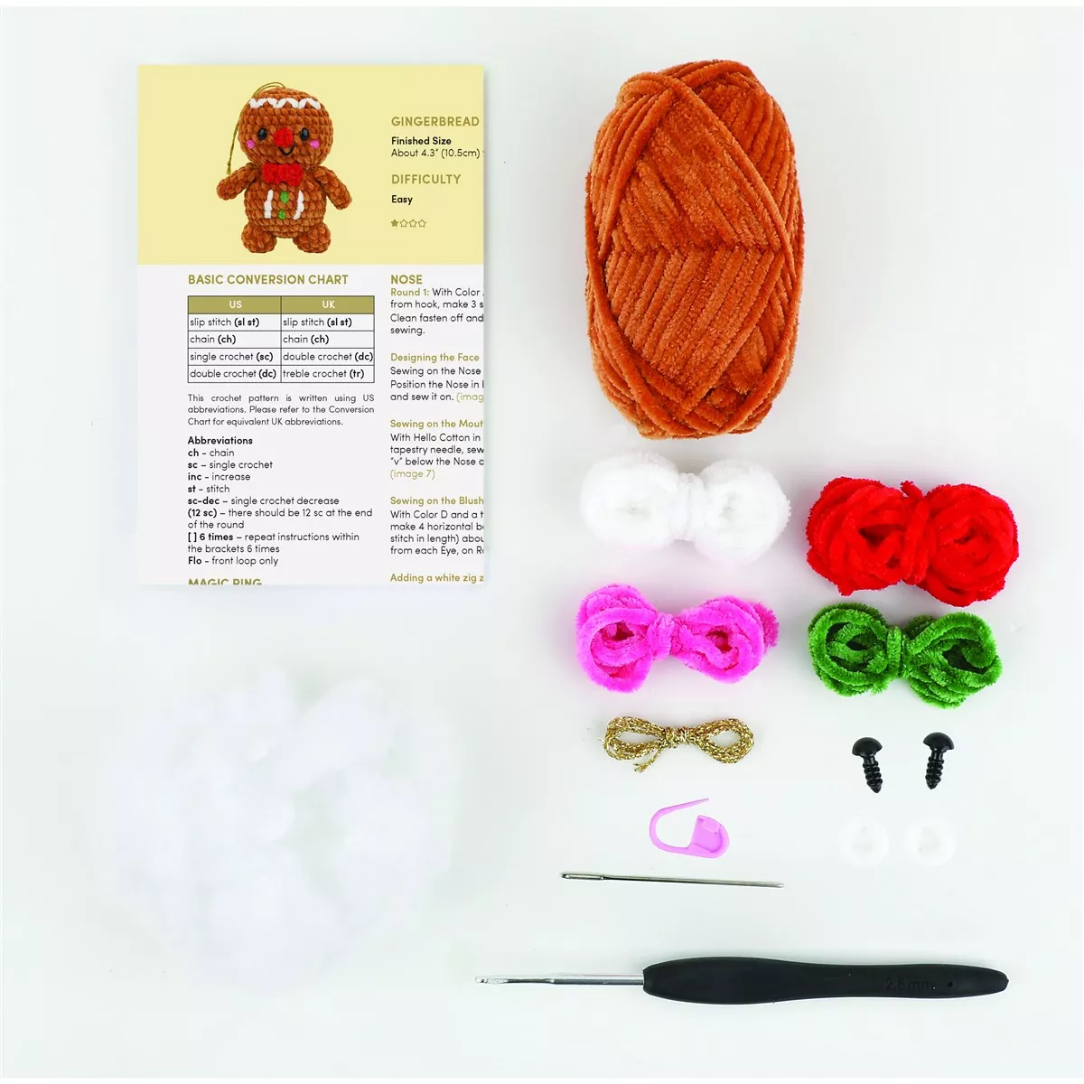 Anchor Fred the Gingerbread Crochet Kit — image 4