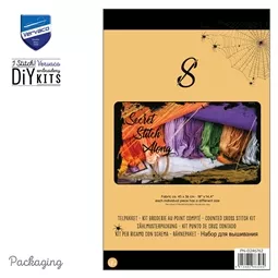 Vervaco Halloween Stitch Along Cross Stitch Decoration Kit