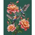 Image of Lanarte Hummingbird Waltz Cross Stitch Kit
