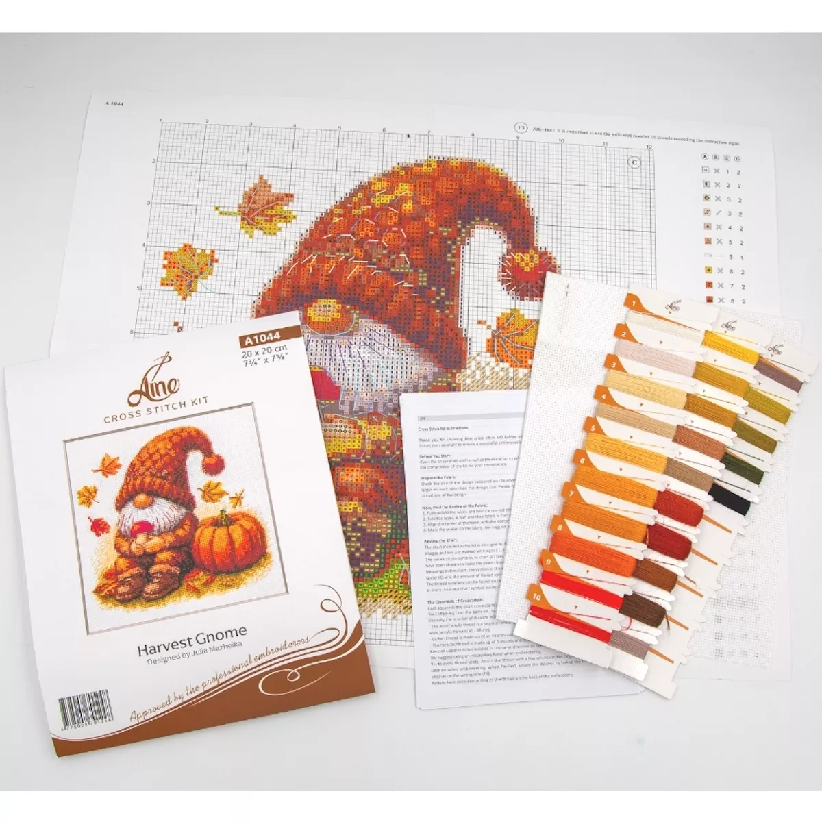 Aine Harvest Gnome Cross Stitch Kit — image 2