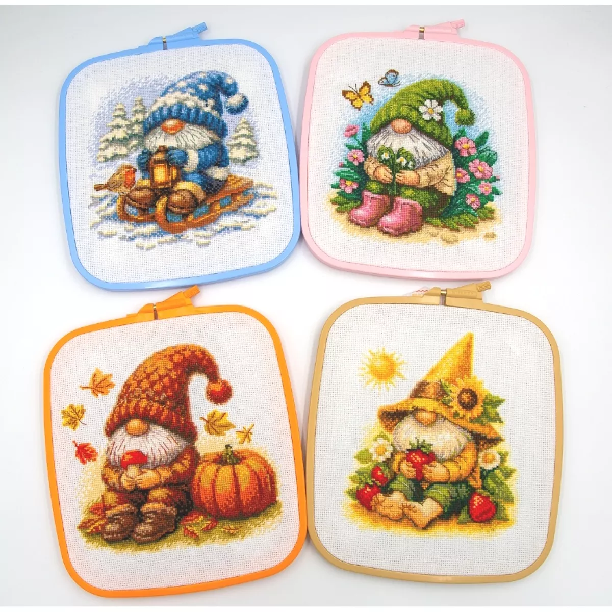 Aine Snowy Gnome Cross Stitch Kit — image 3