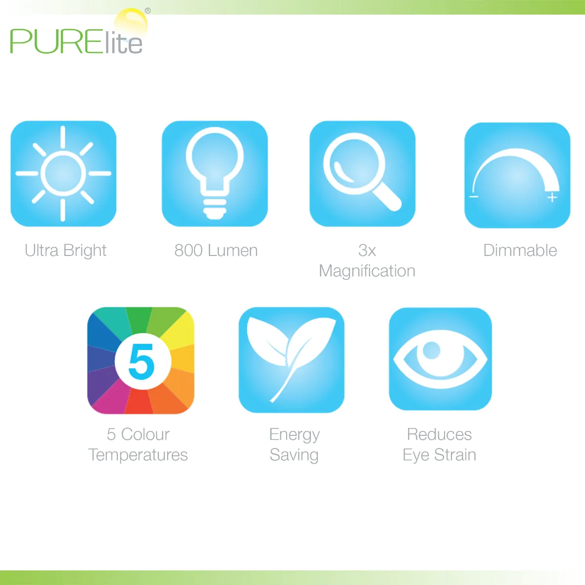 Purelite Apollo 3-in-1 Magnifying Lamp — image 3