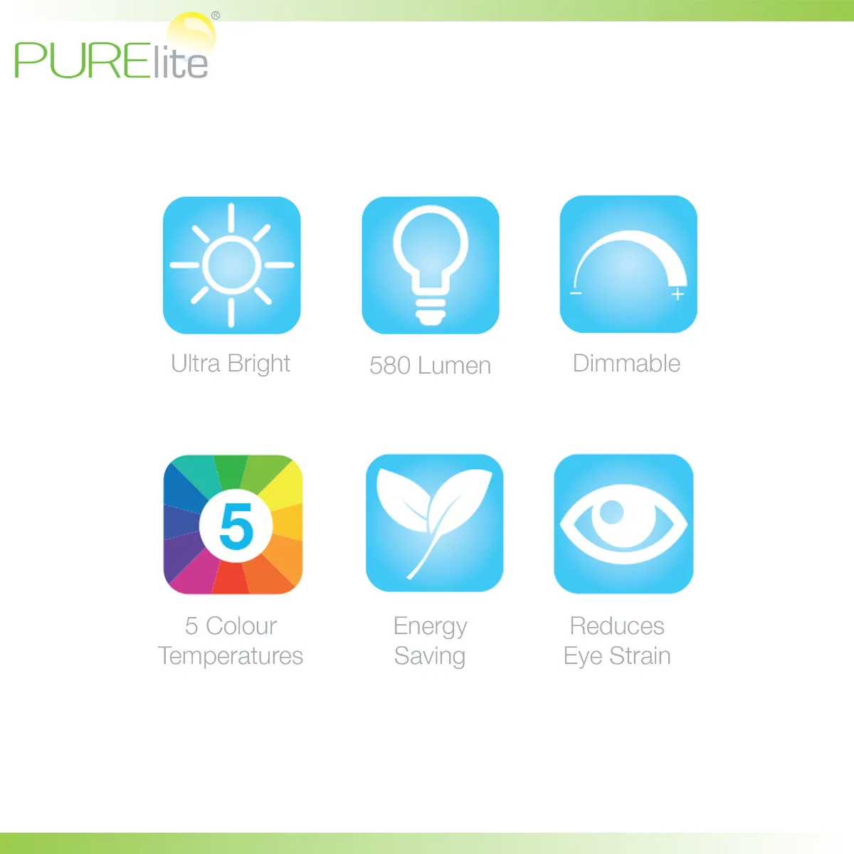 Purelite Luma Clamp-On Lamp — image 3