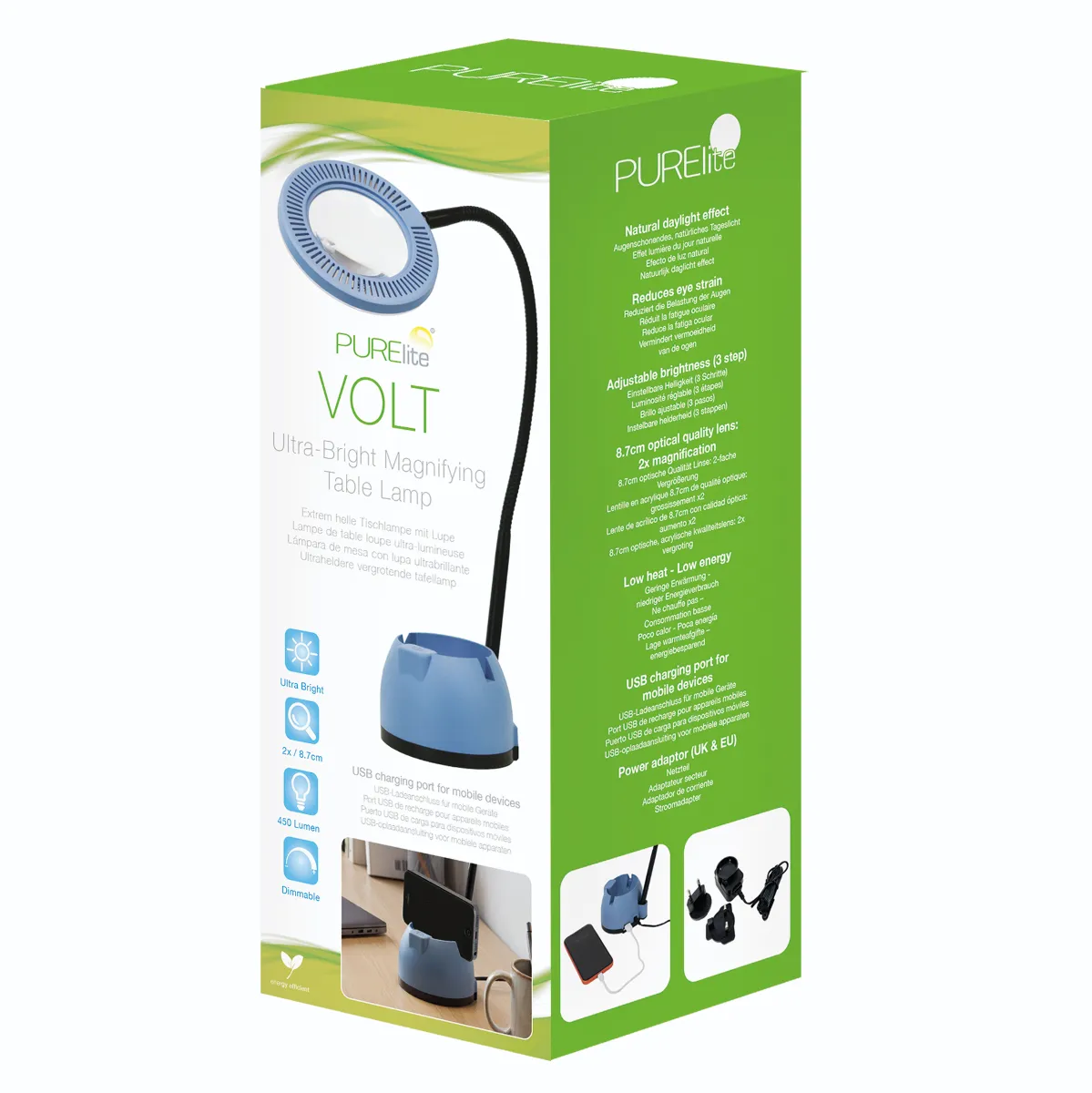 Purelite Volt Magnifying Table Lamp — image 2