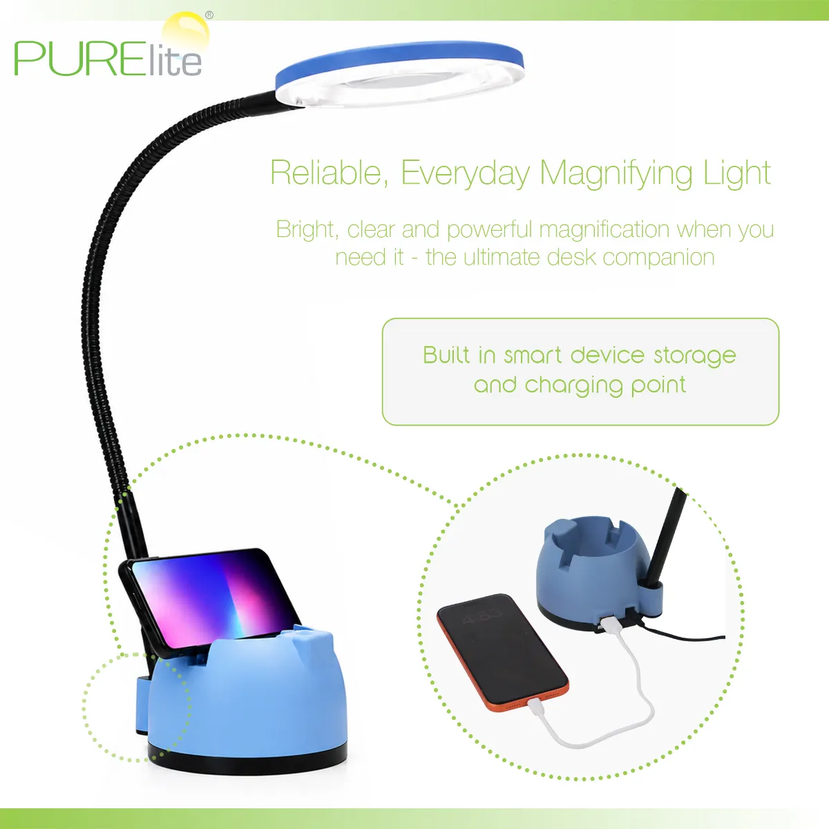 Purelite Volt Magnifying Table Lamp — image 4