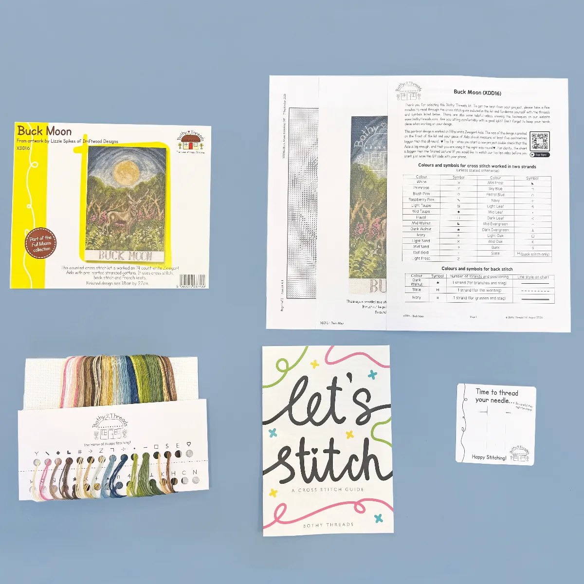 Bothy Threads Buck Moon Cross Stitch Kit — image 2