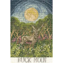 Bothy Threads Buck Moon Cross Stitch Kit