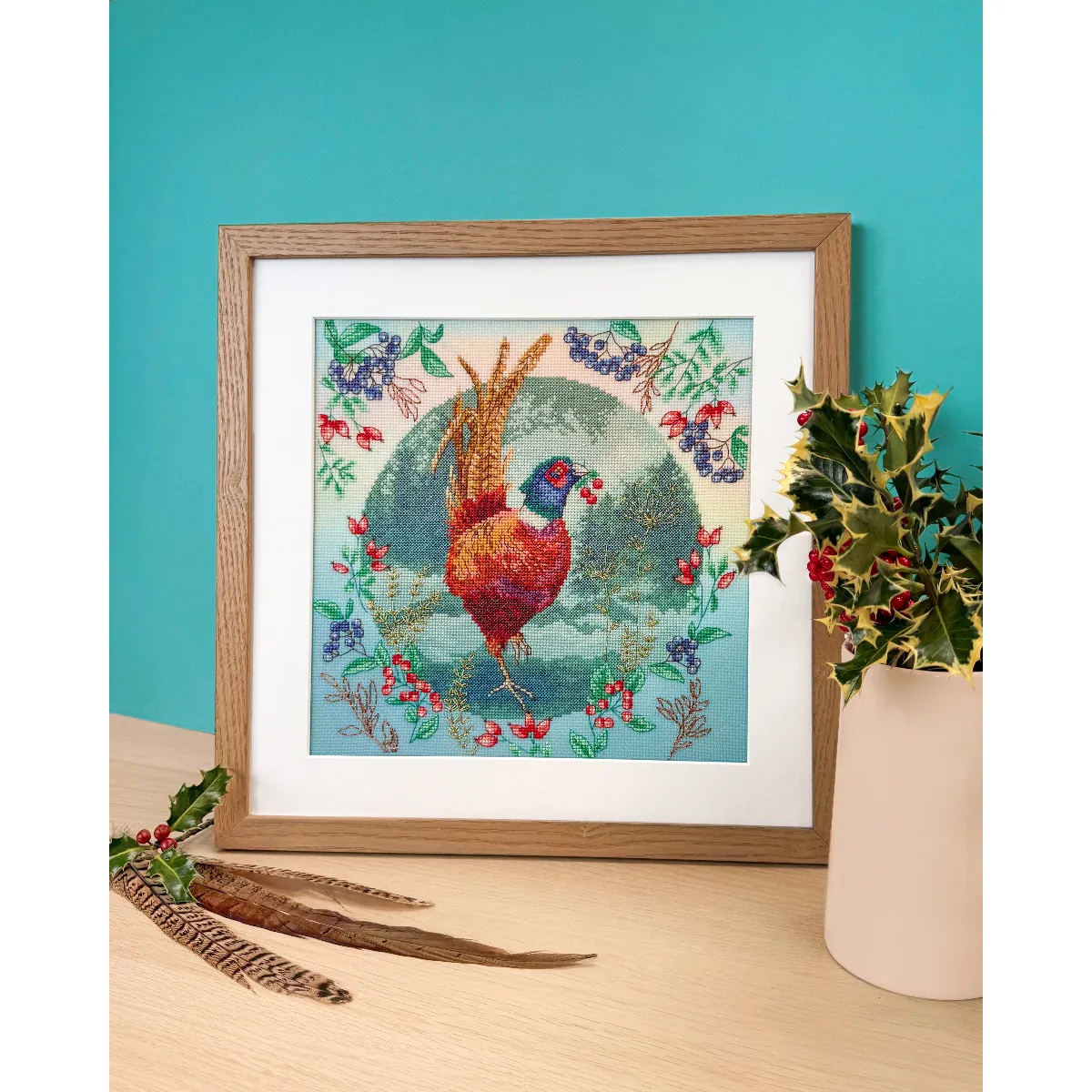 Bothy Threads Fall Feathers Cross Stitch Kit — image 3